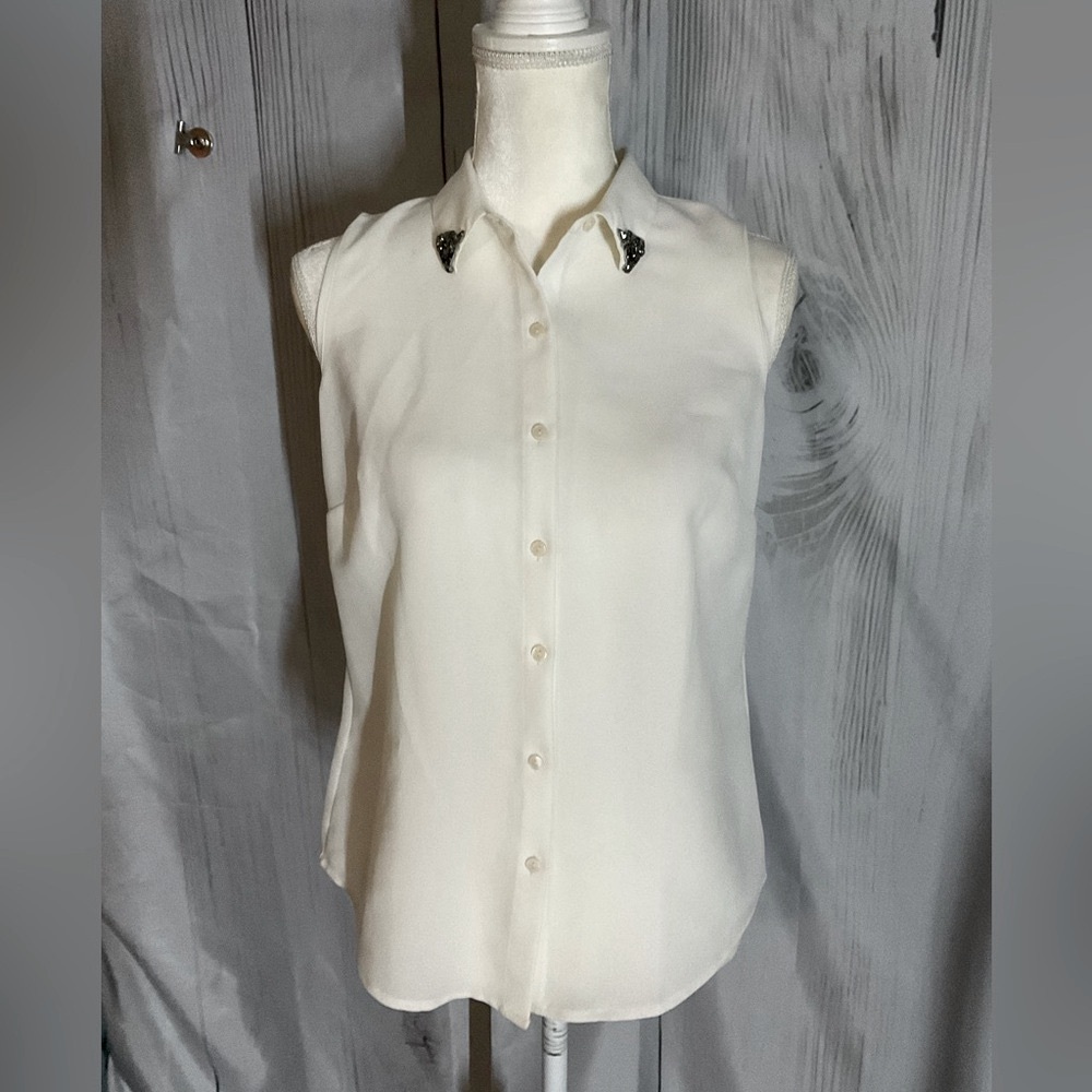 LOFT Sleeveless Dress Blouse XS